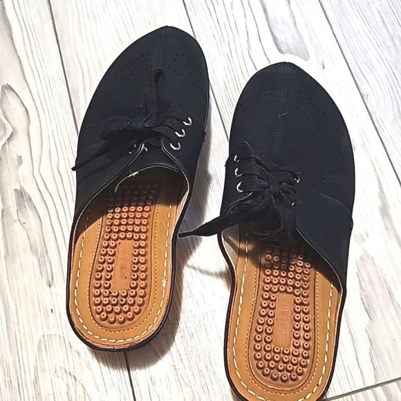 (55-3757)  🔥3/$20🔥  Mules for Women Slip on Clogs Shoes Sz 44 (13.5) - Picture 6 of 13